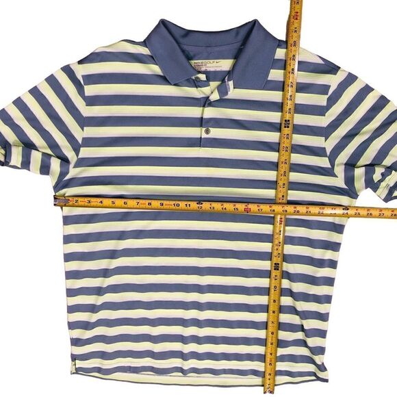 Nike Golf Tour Performance DRI-FIT Men’s Gray Green Polo Shirt Sz XL - Picture 7 of 9